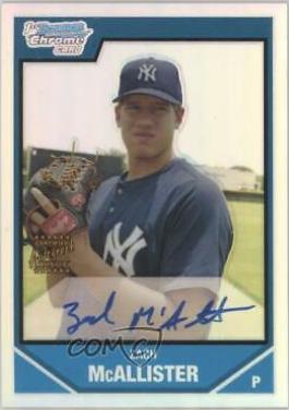Zach McAllister [Refractor Autograph] #BC251