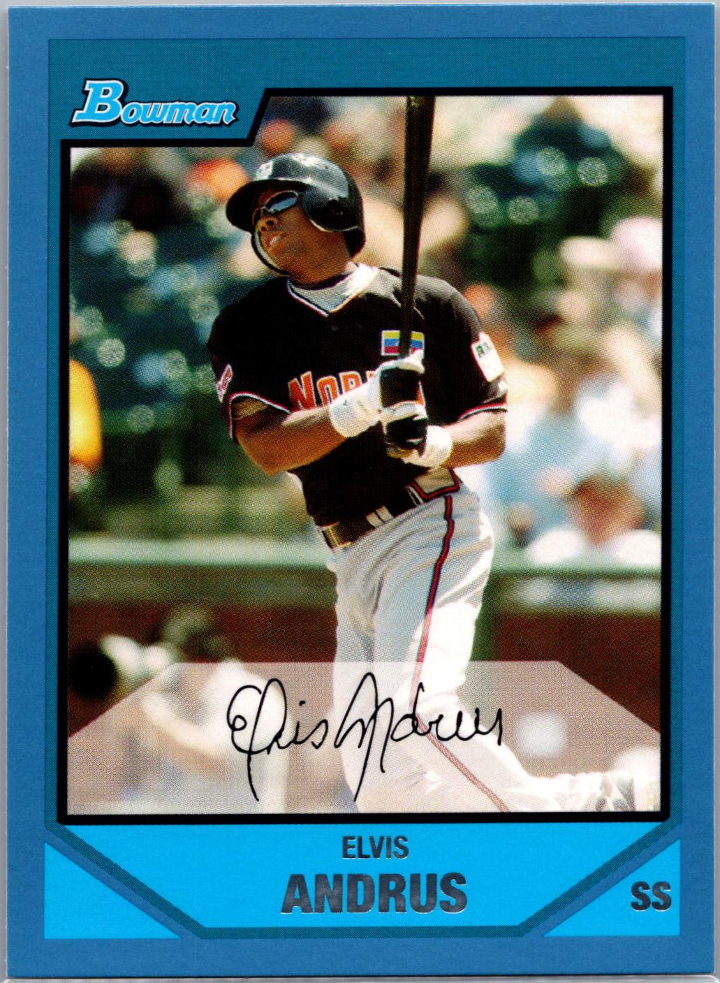 Elvis Andrus [Blue] #BDPP86