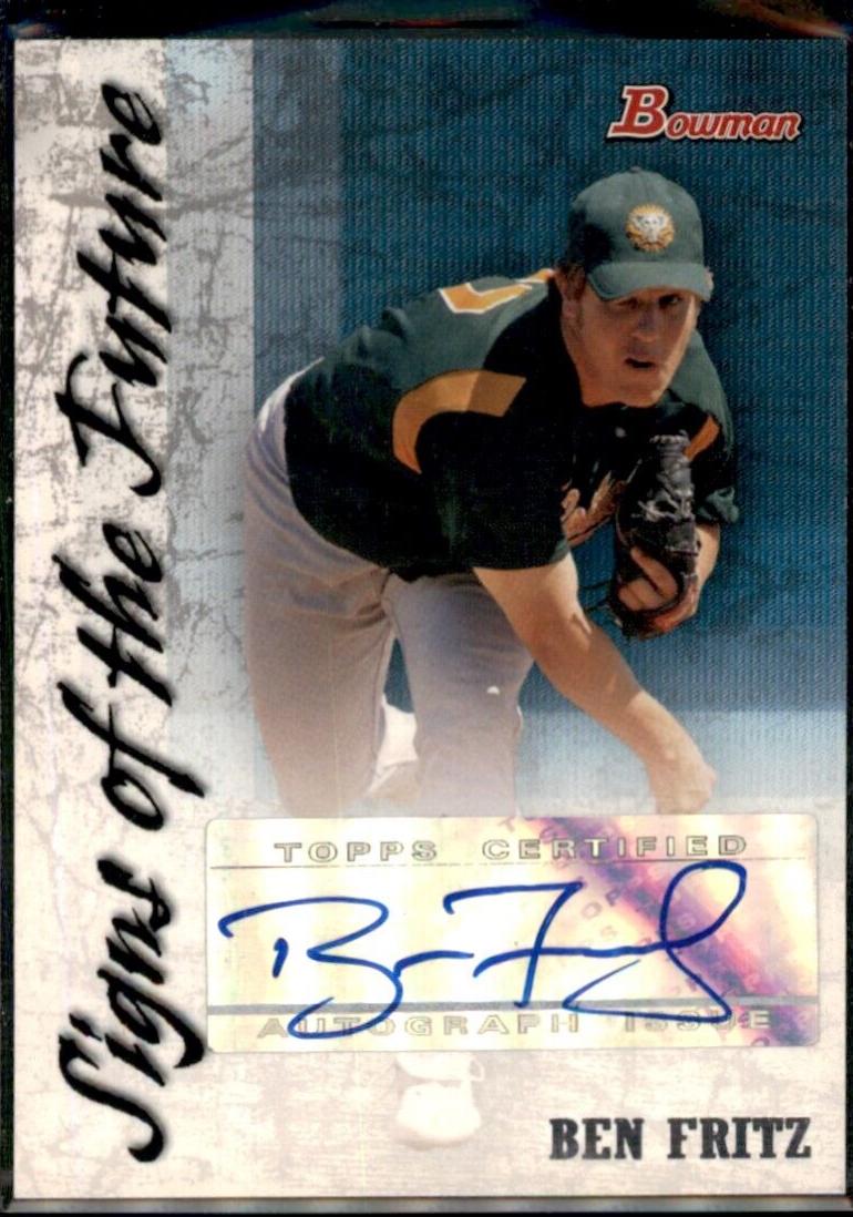 Ben Fritz [autograph] #SOF-BF