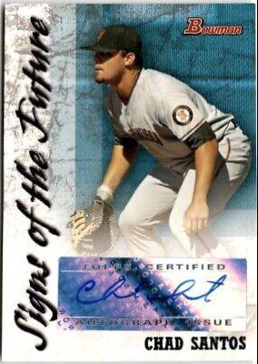 Chad Santos [autograph] #SOF-CS