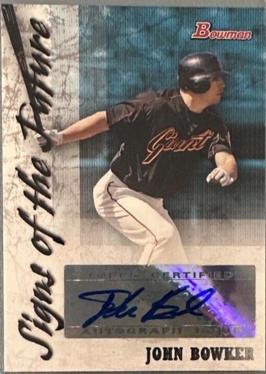 John Bowker [autograph] #SOF-JBB