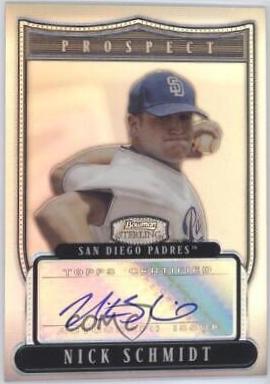 Nick Schmidt [Autograph Black Refractor] #BSPNS