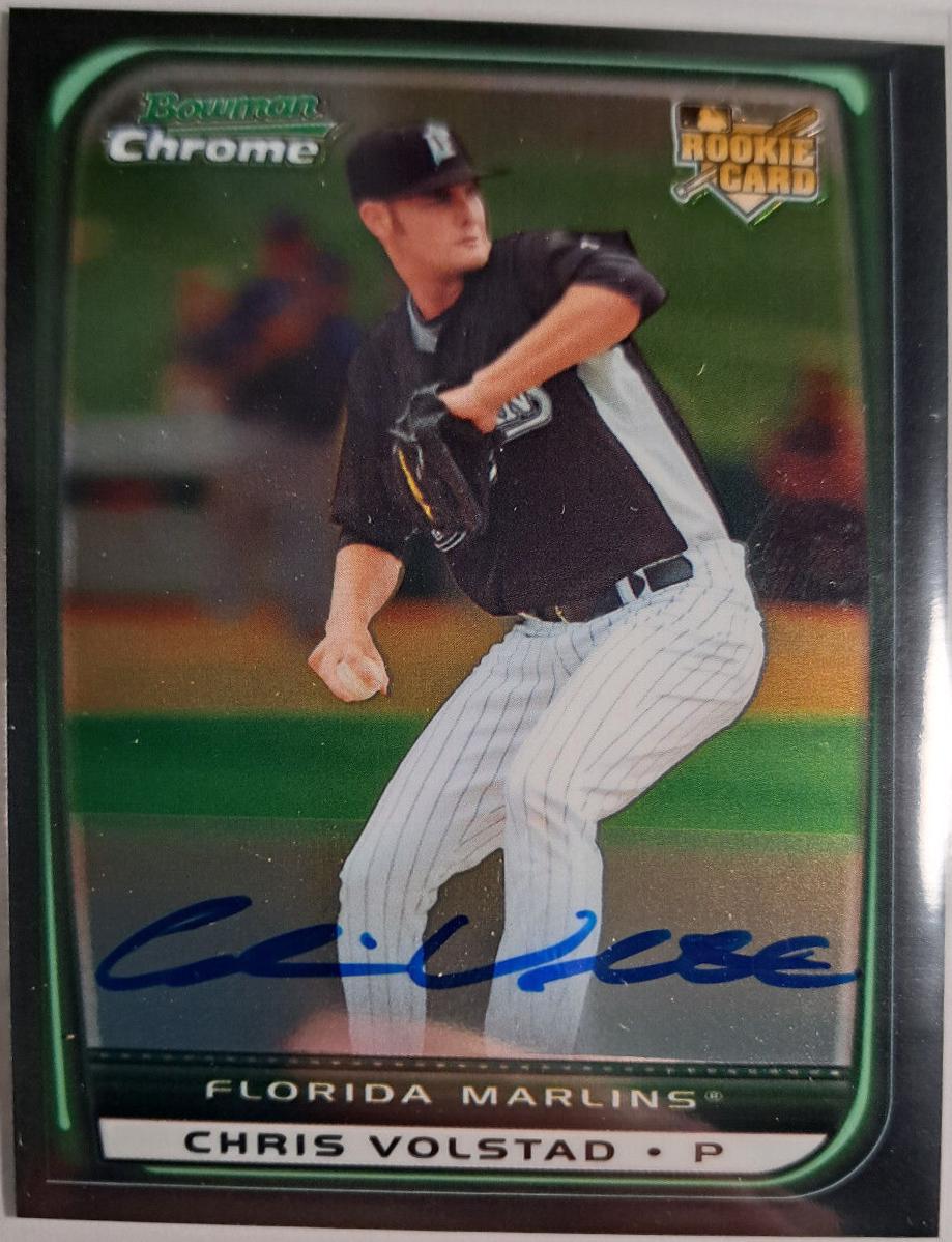 Chris Volstad [Gold Refractor Autograph] #BDP39