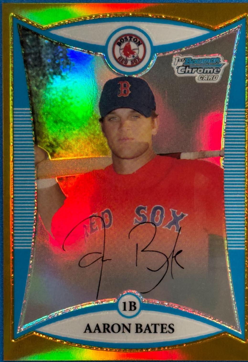Aaron Bates [Gold Refractor] #BCP100