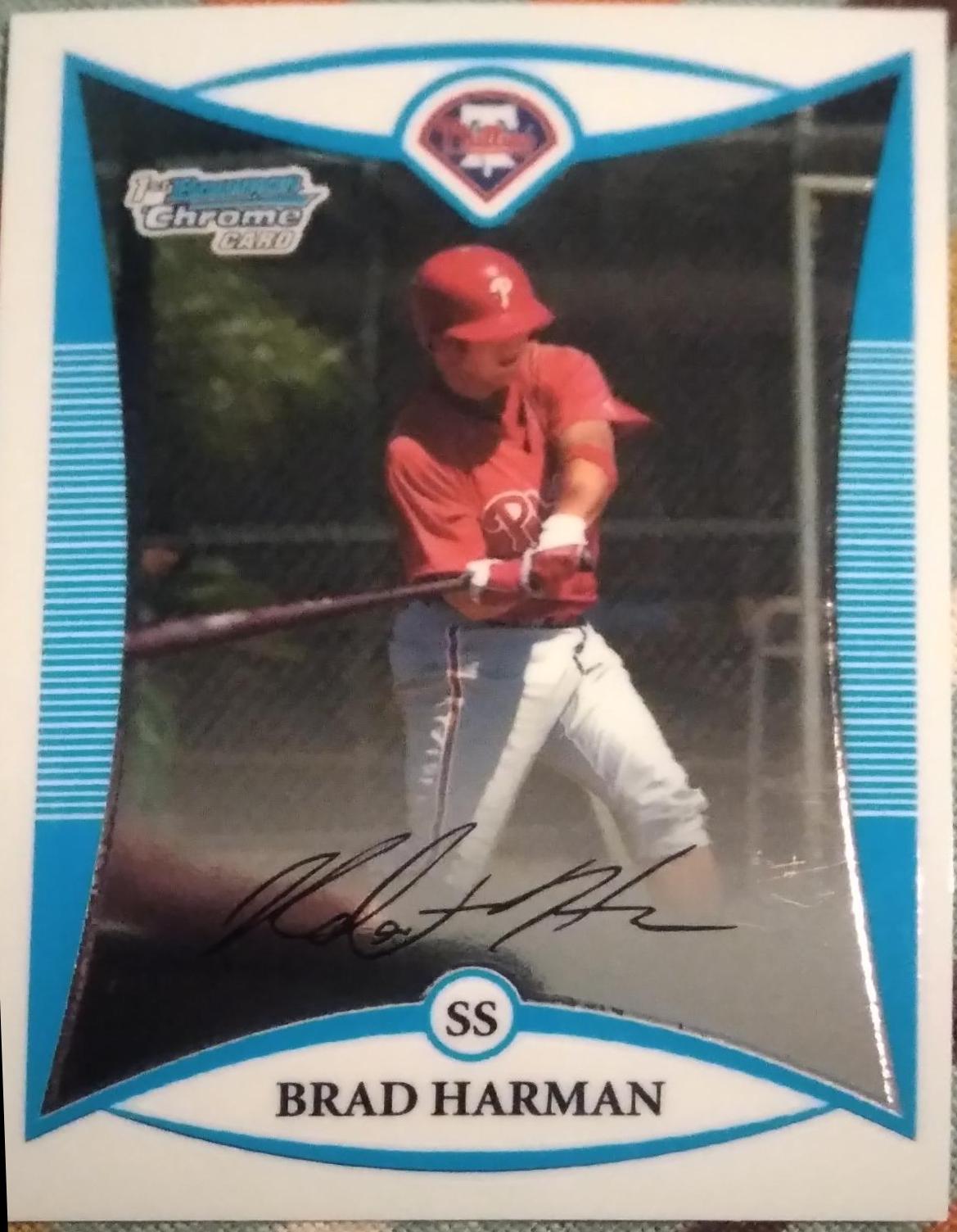 Brad Harman [Blue Refractor] #BCP99