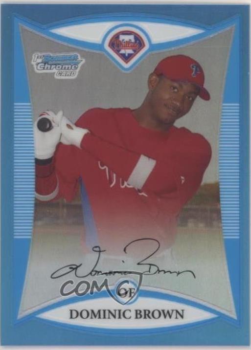 Domonic Brown [Blue Refractor] #BCP199