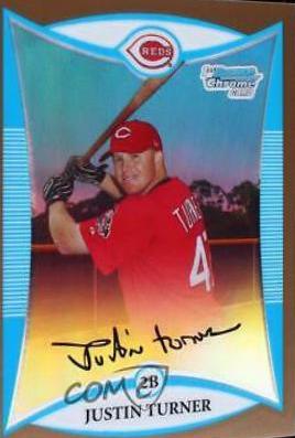 Justin Turner [Gold Refractor] #BCP171