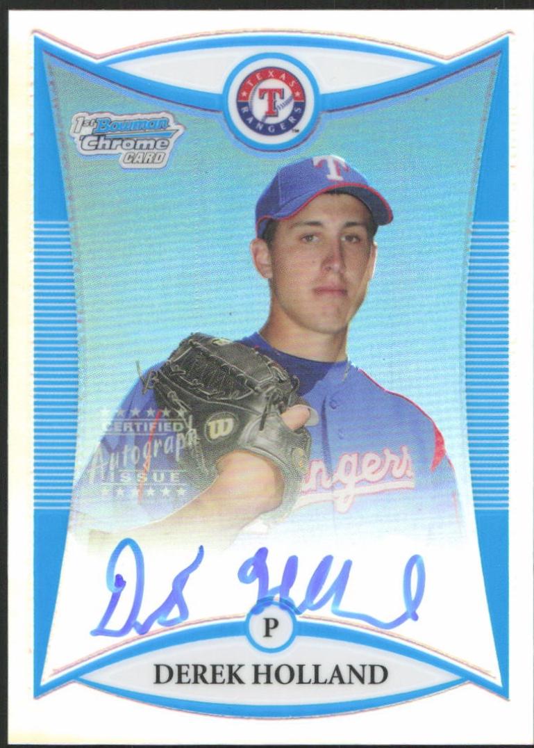 Derek Holland [Refractor Autograph] #BDPP114