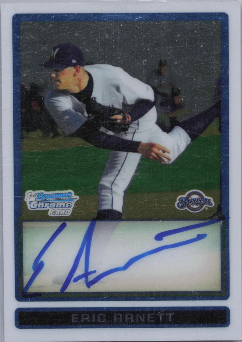 Eric Arnett [Autograph Blue Refractor] #BDPP77