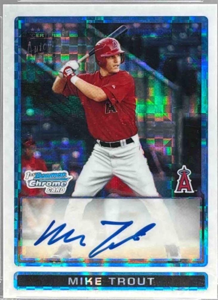Mike Trout [Autograph Xfractor] #BDPP89