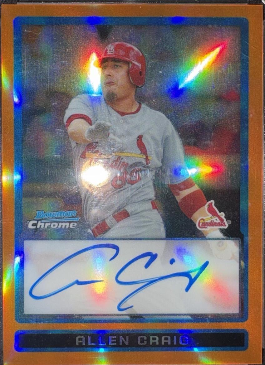 Allen Craig [Orange Refractor Autograph] #BCP112