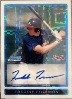 Freddie Freeman [Xfractor Autograph] #BCP101