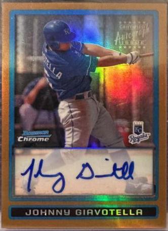 Johnny Giavotella [Orange Refractor Autograph] #BCP119
