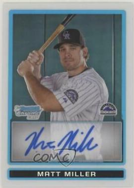 Matt Miller [Autograph] #BCP93