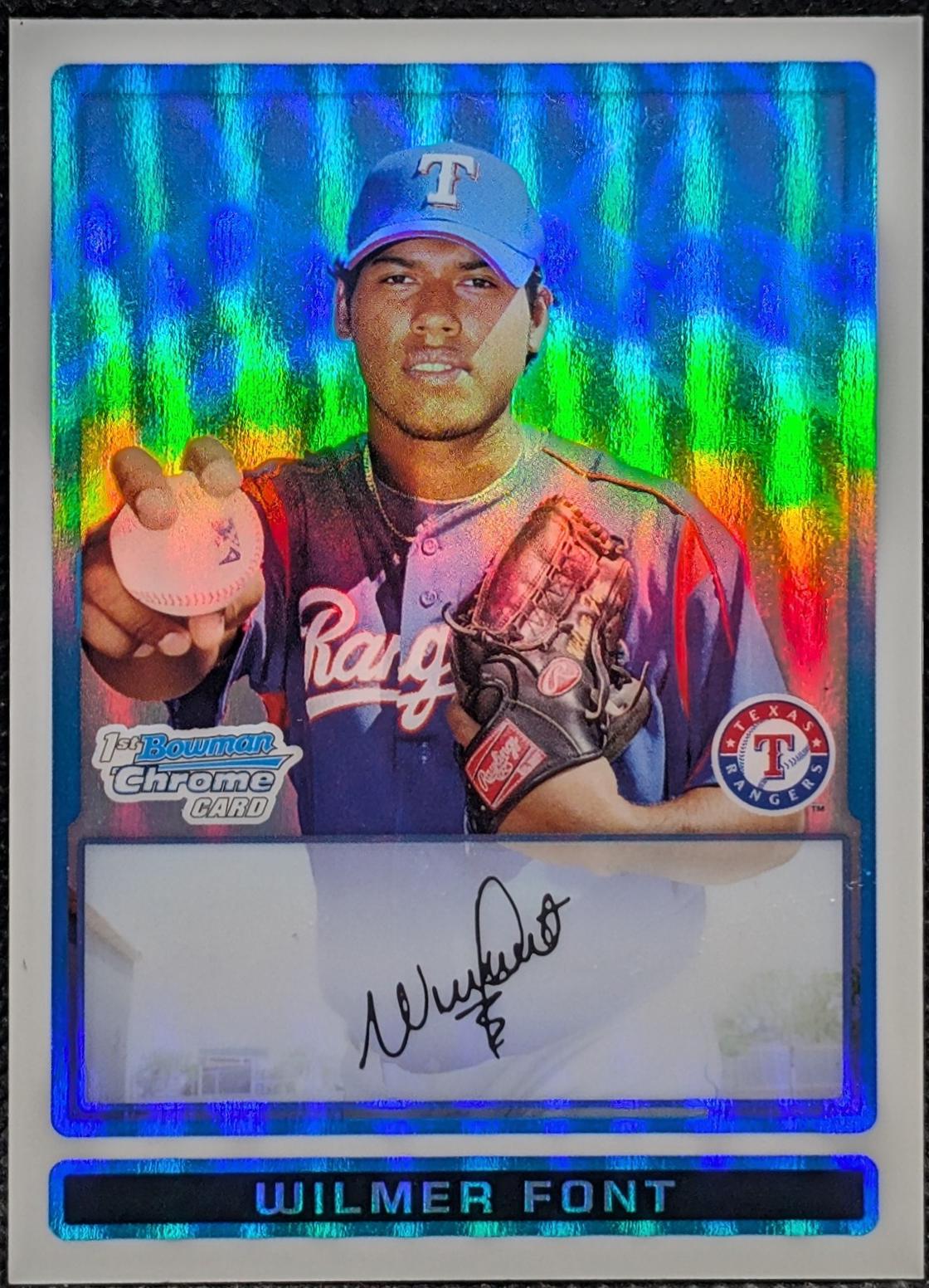 Wilmer Font [Gold Refractor] #BCP163