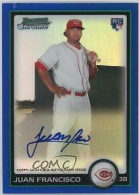 Juan Francisco [Blue Refractor Autograph] #215