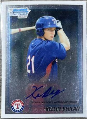 Kellin Deglan [Orange Refractor Autograph] #BDPP66