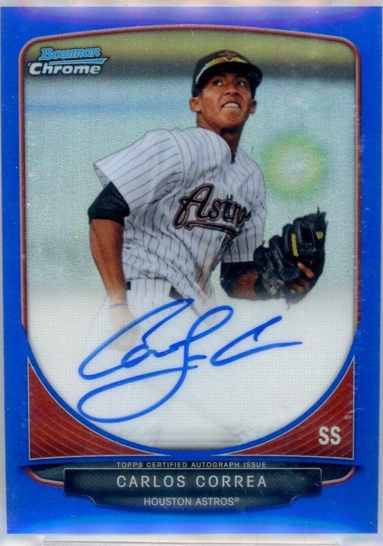 Carlos Peguero [Autograph Blue Refractor] #BCP187