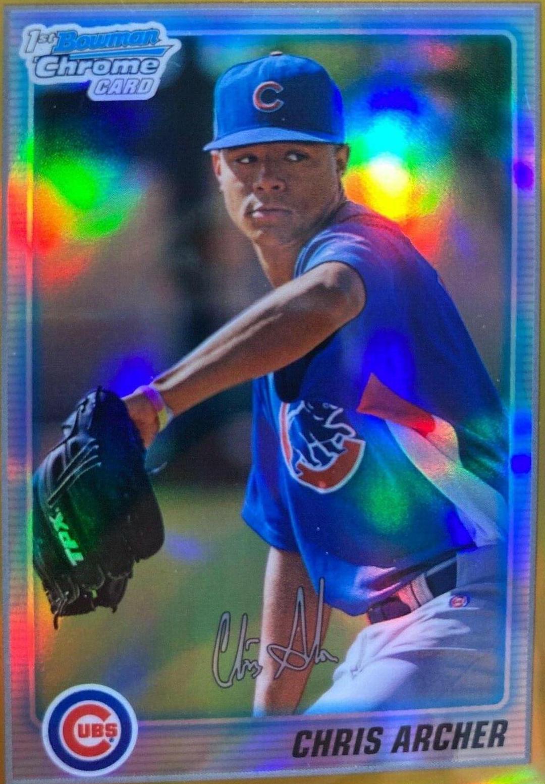 Chris Archer [Gold Refractor] #BCP180