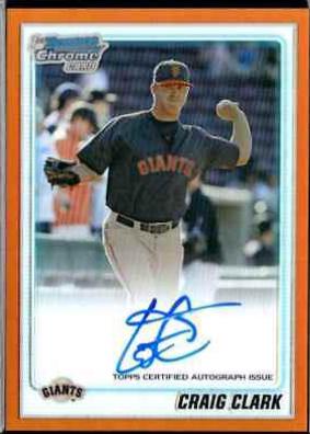 Craig Clark [Orange Refractor Autograph] #BCP111