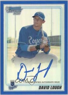 David Lough [Blue Refractor Autograph] #BCP107