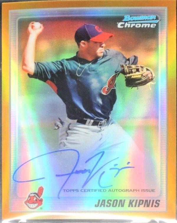 Jason Kipnis [Gold Refractor Autograph] #BCP196