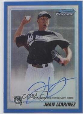 Jhan Marinez [Blue Refractor Autograph] #BCP186