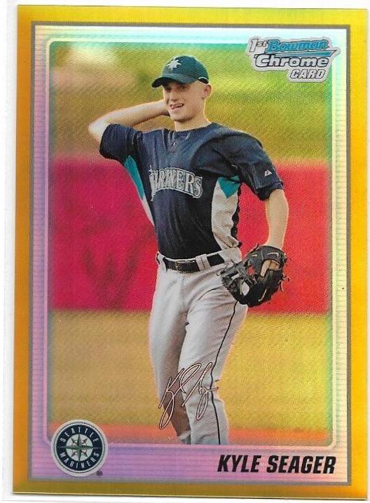 Kyle Seager [Gold Refractor Autograph] #BCP195