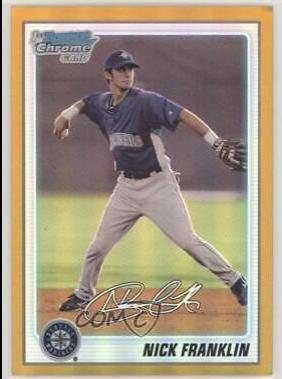 Nick Franklin [Gold Refractor Autograph] #BCP103