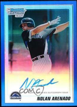 Nolan Arenado [Blue Refractor Autograph] #BCP91
