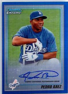 Pedro Baez [Blue Refractor Autograph] #BCP190