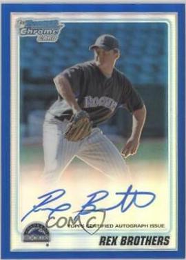 Rex Brothers [Refractor Autograph] #BCP92