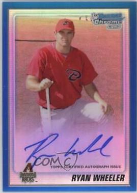Ryan Wheeler [Blue Refractor Autograph] #BCP222