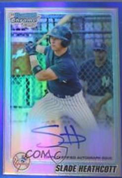 Slade Heathcott [Blue Refractor Autograph] #BCP95