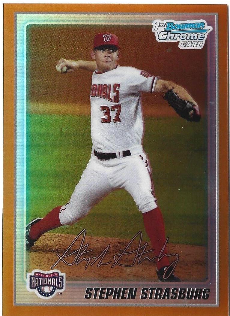 Stephen Strasburg [Orange Refractor] #BCP1