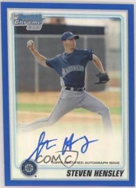 Steven Hensley [Blue Refractor Autograph] #BCP114