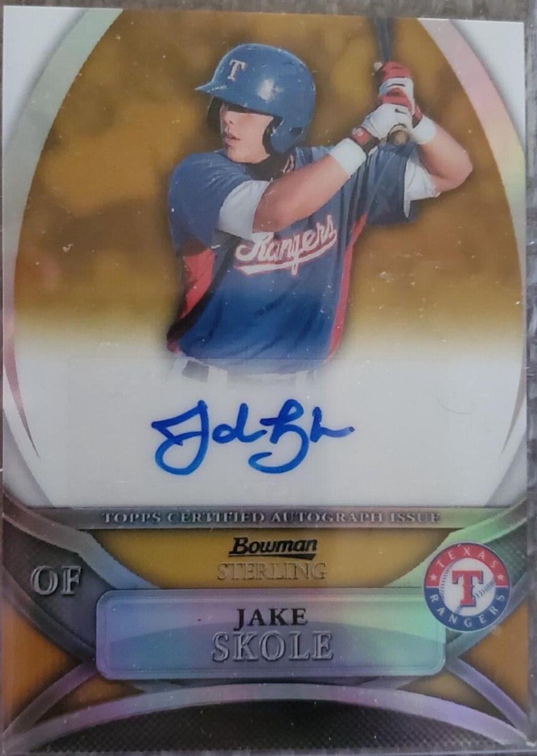 Jake Skole [Gold Refractor Autograph] #BSPJS