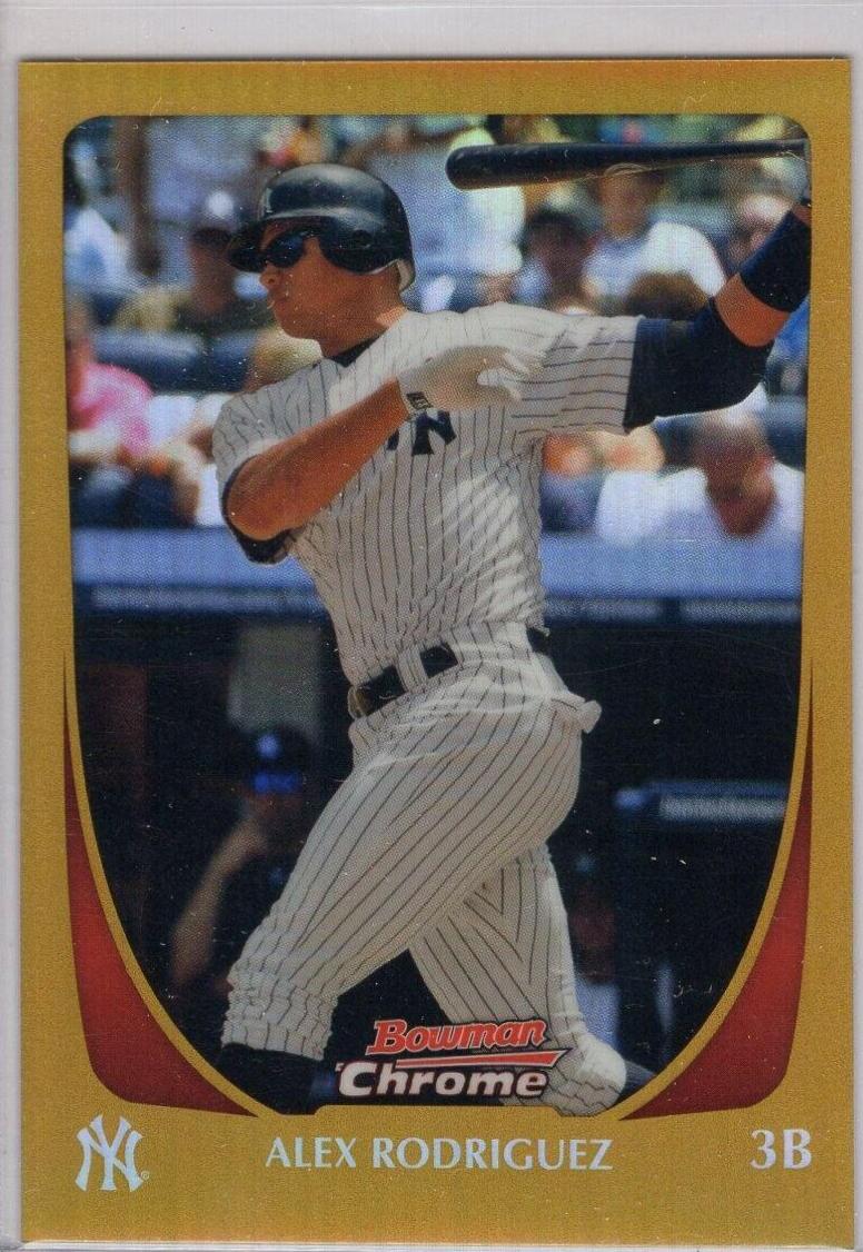Alex Rodriguez [Gold Refractor] #151