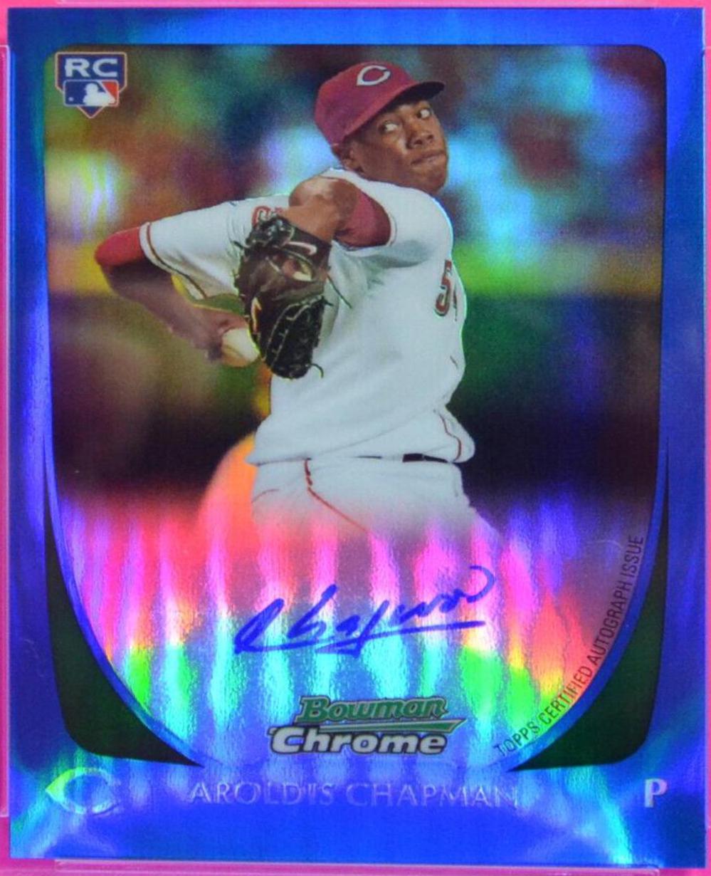 Aroldis Chapman [Autograph Blue Refractor] #197
