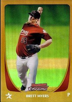Brett Myers [Gold Refractor] #49
