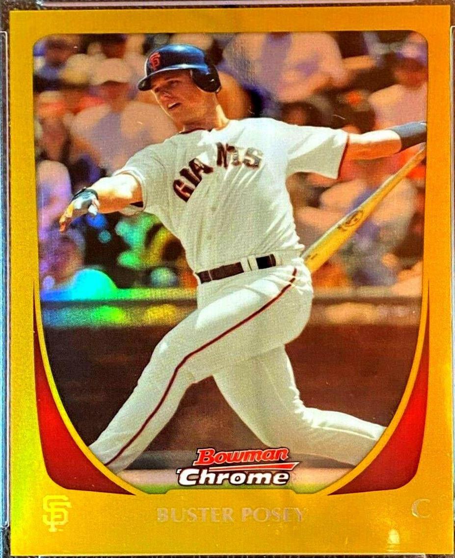 Buster Posey [Gold Refractor] #1