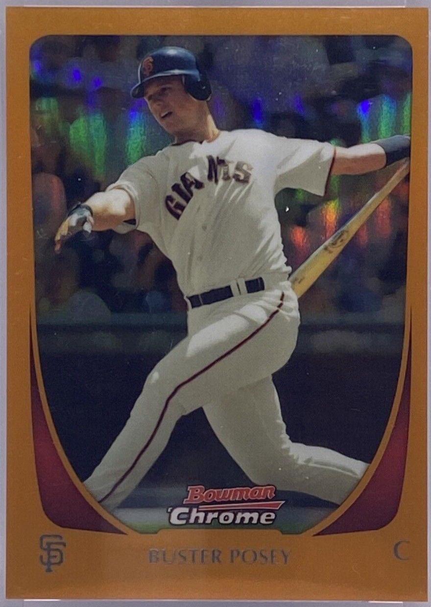 Buster Posey [Orange Refractor] #1