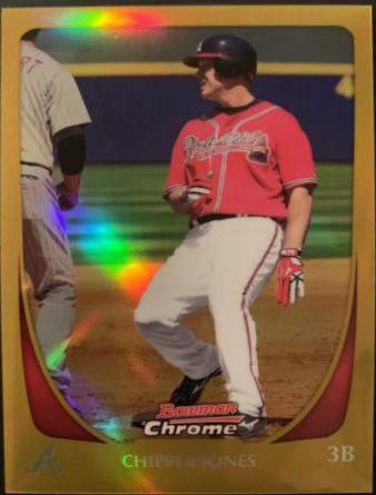 Chipper Jones [Gold Refractor] #13