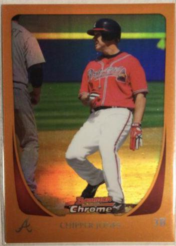 Chipper Jones [Orange Refractor] #13