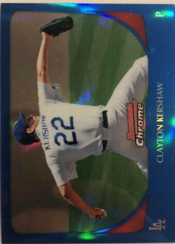 Clayton Kershaw [Blue Refractor] #52