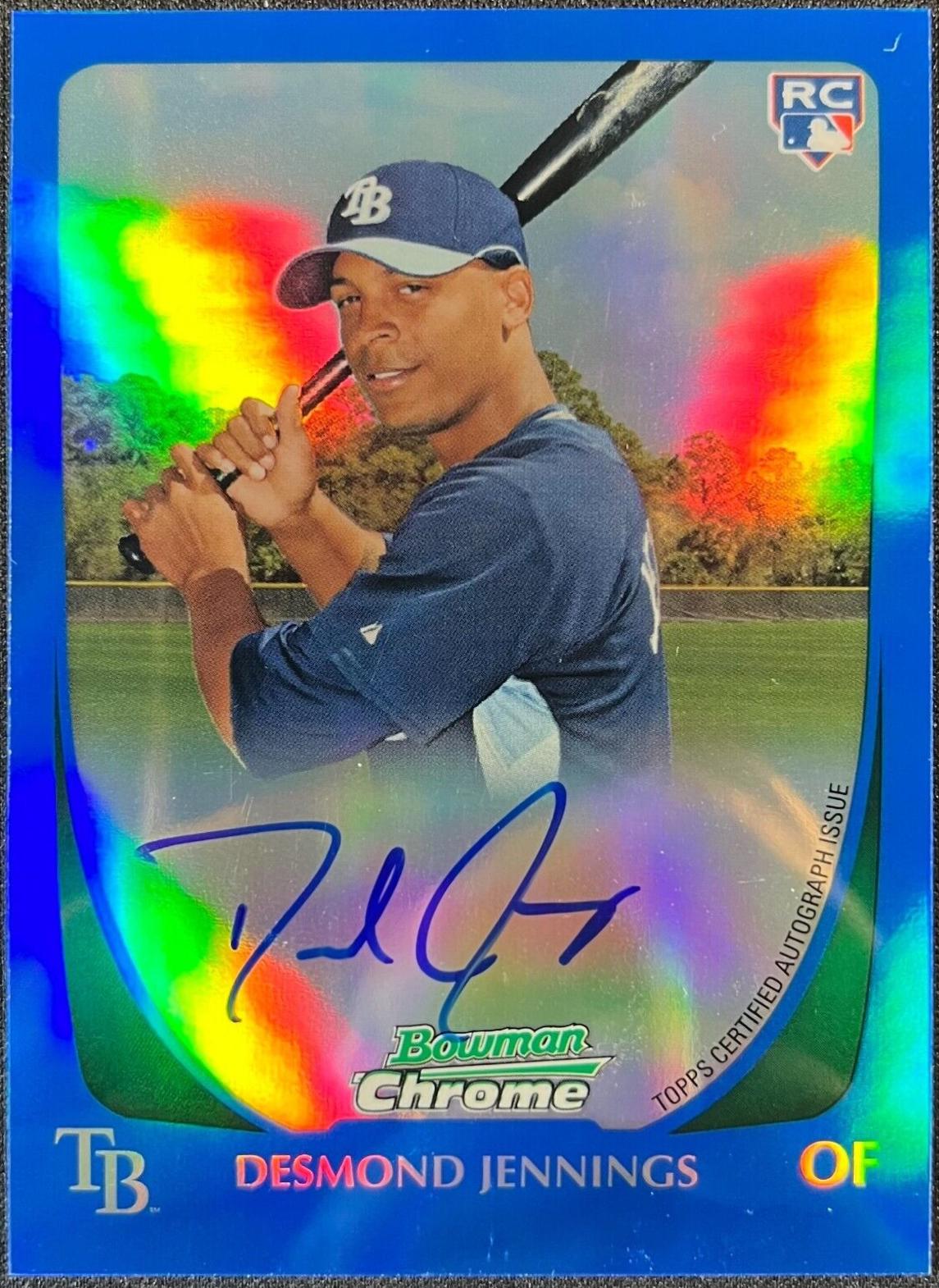 Desmond Jennings [Autograph Blue Refractor] #203
