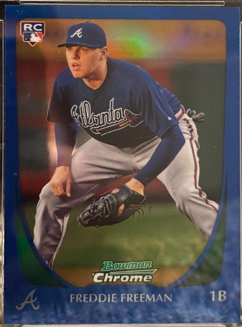 Freddie Freeman [Blue Refractor] #185