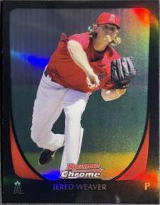 Jered Weaver [Blue Refractor] #140