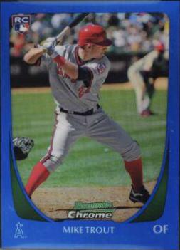 Mike Trout [Blue Refractor] #175