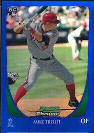 Mike Trout [Blue Refractor] #101